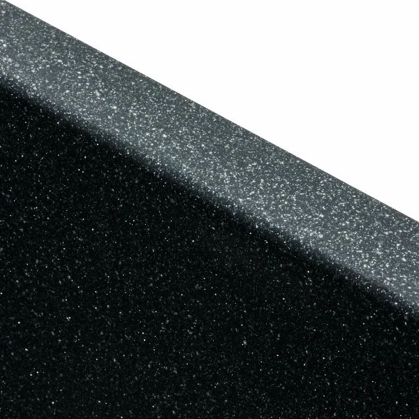 Гранітна мийка для кухні VALESO 4040 RUBA матовий антрацит