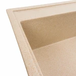 Гранітна мийка для кухні VALESO 7950 AZURIT матова Сафарі