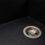 Гранітна мийка для кухні VALESO 7950 AZURIT матовий Карбон