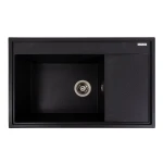Гранітна мийка для кухні VALESO 7950 AZURIT матовий Карбон
