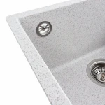 Гранітна мийка для кухні VALESO 4040 RUBA матовий топаз