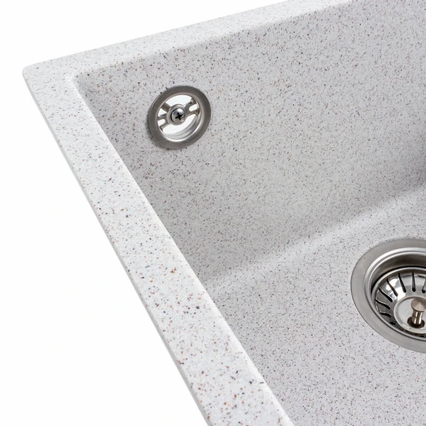 Гранітна мийка для кухні VALESO 4040 RUBA матовий топаз