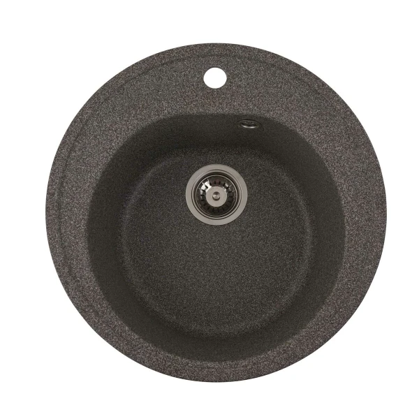 Гранітна мийка для кухні VALESO 510 LUNA матова Мікс