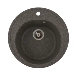 Гранітна мийка для кухні VALESO 510 LUNA матова Мікс