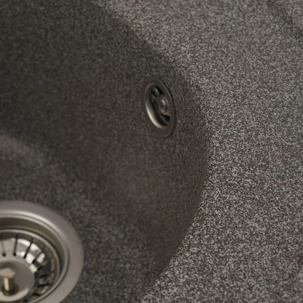 Гранітна мийка для кухні VALESO 510 LUNA матова Мікс