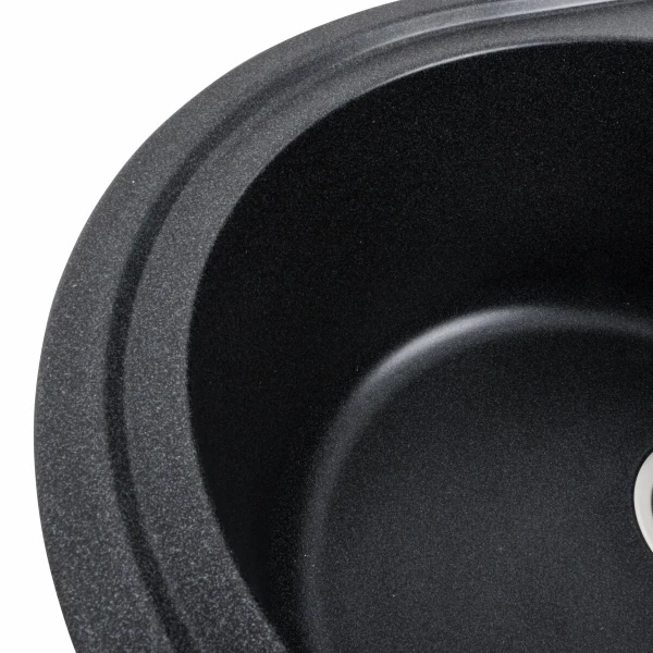 Гранітна мийка для кухні VALESO 6250 SOUL матовий Карбон