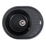 Гранітна мийка для кухні VALESO 6250 SOUL матовий Карбон