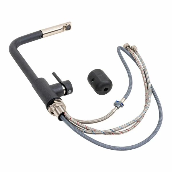 Кухонний змішувач з висувною лійкою VALESO Q411B Карбон