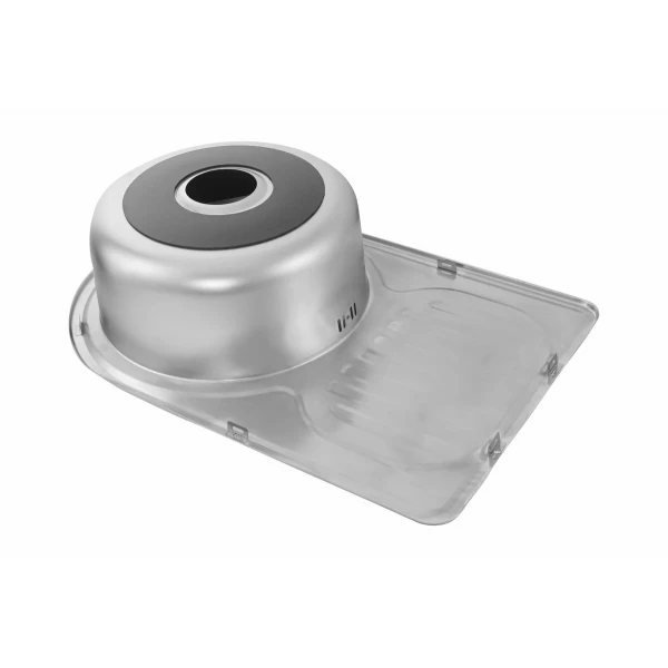 Кухонна мийка нержавіючої сталі Platinum САТИН PLATINUM 6745 з (0,8/180 мм)