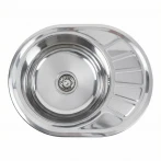 Кухонна мийка нержавіючої сталі Platinum ПОЛІРОВКА PLATINUM 5745 з (0,8/180 мм)