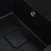 Гранітна мийка для кухні Platinum 7850 CUBE матова Чорна