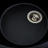 Гранітна мийка для кухні Platinum 5847 ONYX матова (чорна)