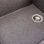 Гранітна мийка для кухні Platinum 8650 DIAMOND матова (мікс)