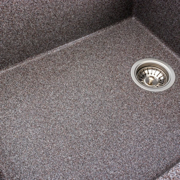 Гранітна мийка для кухні Platinum 8650 DIAMOND матова (мікс)