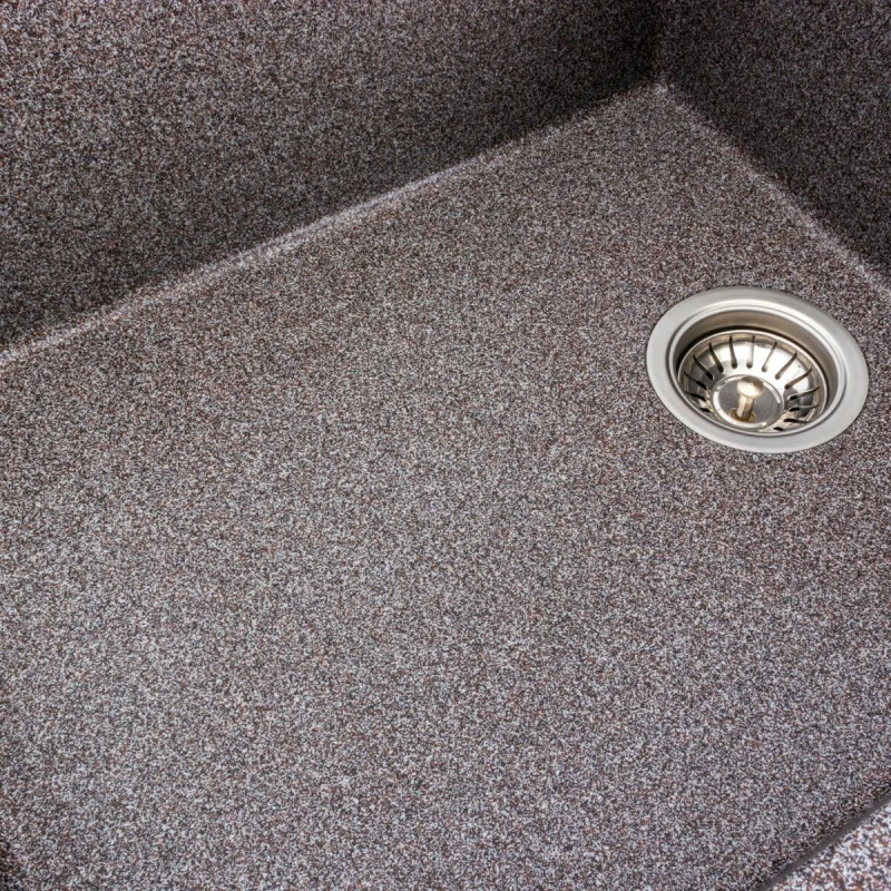 Гранітна мийка для кухні Platinum PLATINUM 8650 DIAMOND матова (мікс)