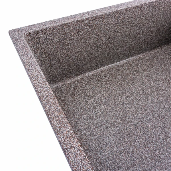 Гранітна мийка для кухні Platinum 8650 DIAMOND матова (мікс)