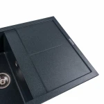 Гранітна мийка для кухні Platinum 7950 Selena матова Антрацит