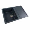 Гранітна мийка для кухні Platinum 7950 Selena матова Антрацит