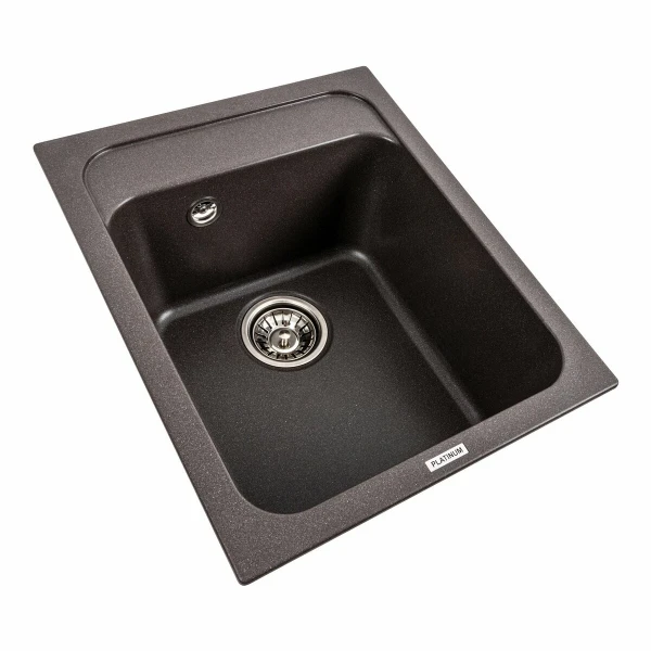 Гранітна мийка для кухні Platinum 4050 KORRADO матовий Гренадін