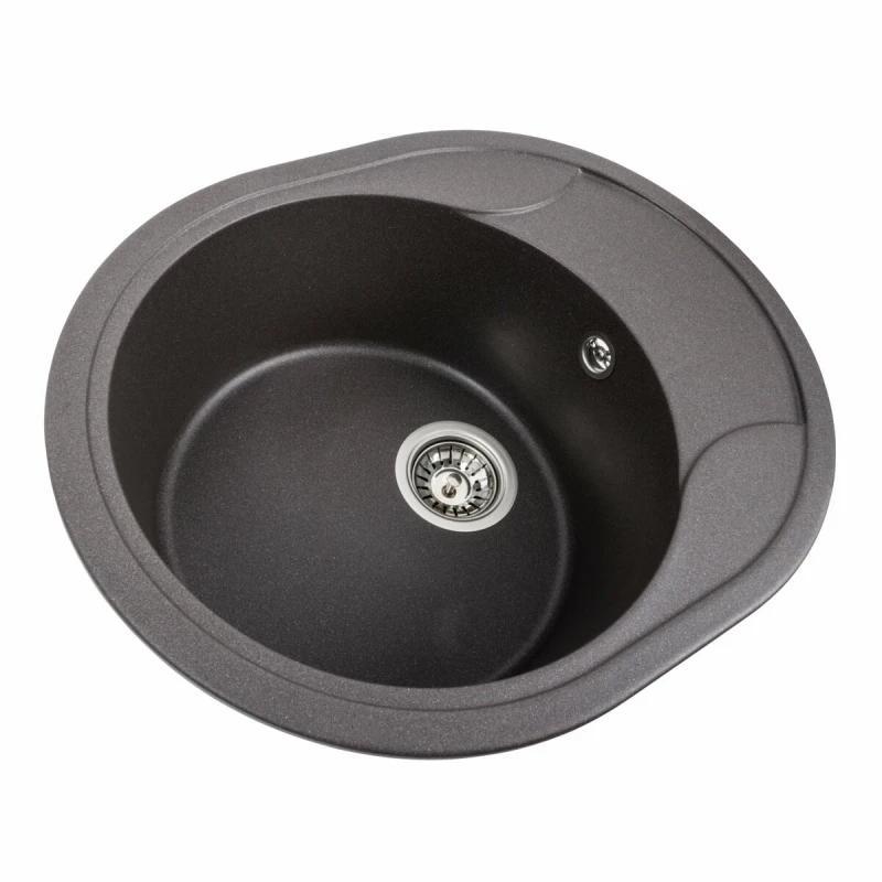 Гранітна мийка для кухні Platinum матовий Гренадін PLATINUM 5847 ONYX