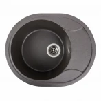 Гранітна мийка для кухні Platinum матовий Гренадін PLATINUM 5847 ONYX