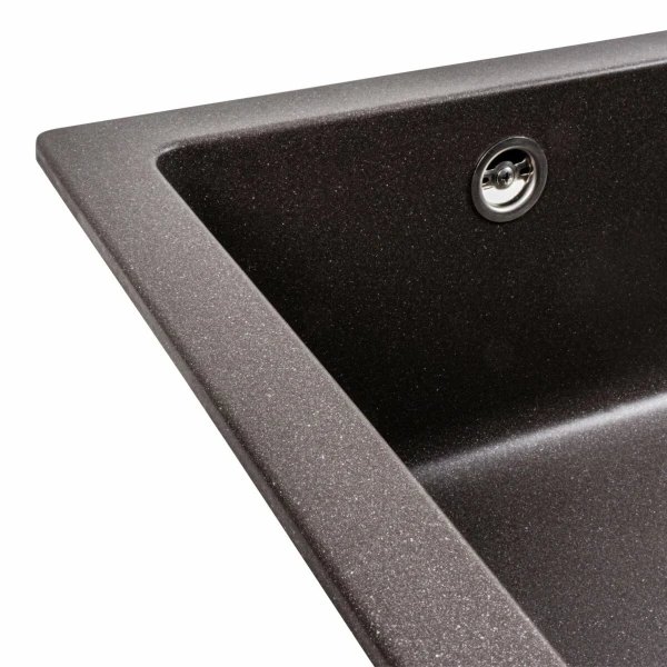 Гранітна мийка для кухні Platinum 7945 Paruana матовий Гренадін