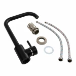 Змішувач кухонний Platinum NS02B (3008B) Чорний матовий