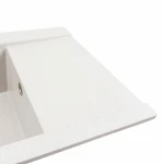 Гранітна мийка для кухні Platinum 9651 ATLAS матовий Топаз