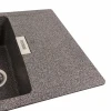 Гранітна мийка для кухні Platinum 6250 ZIRKONE матовий Мікс