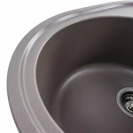 Гранітна мийка для кухні Platinum 6250 SOUL матова Дюна