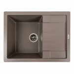 Гранітна мийка для кухні Platinum 6550 INTENSO матова Дюна