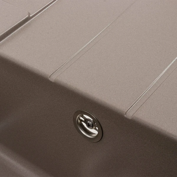 Гранітна мийка для кухні Platinum 6550 INTENSO матова Дюна