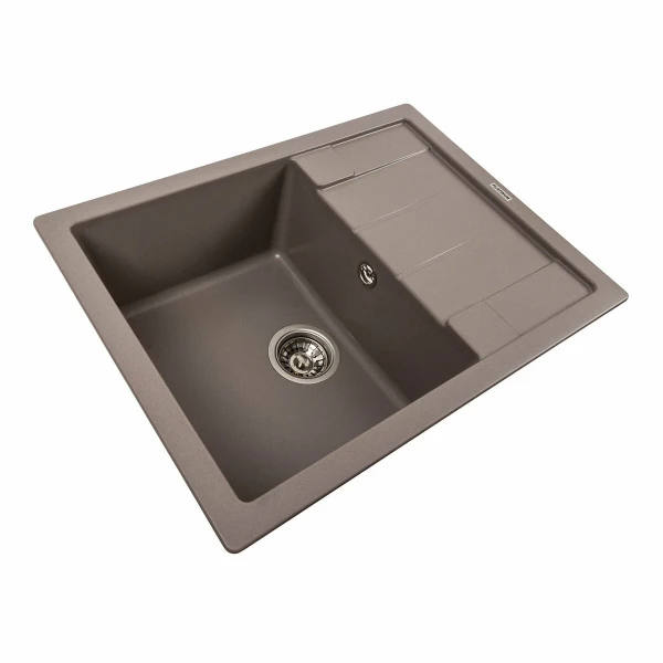Гранітна мийка для кухні Platinum 6550 INTENSO матова Дюна