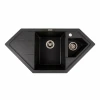 Гранітна мийка для кухні Platinum 9950 PANDORA матовий Моріон