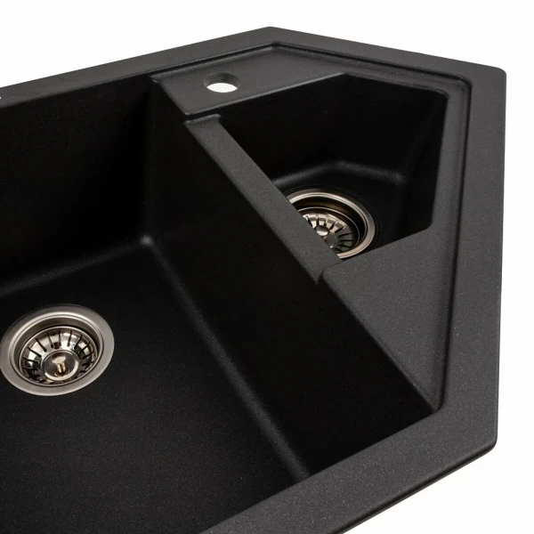 Гранітна мийка для кухні Platinum матовий PLATINUM 9950 PANDORA Моріон