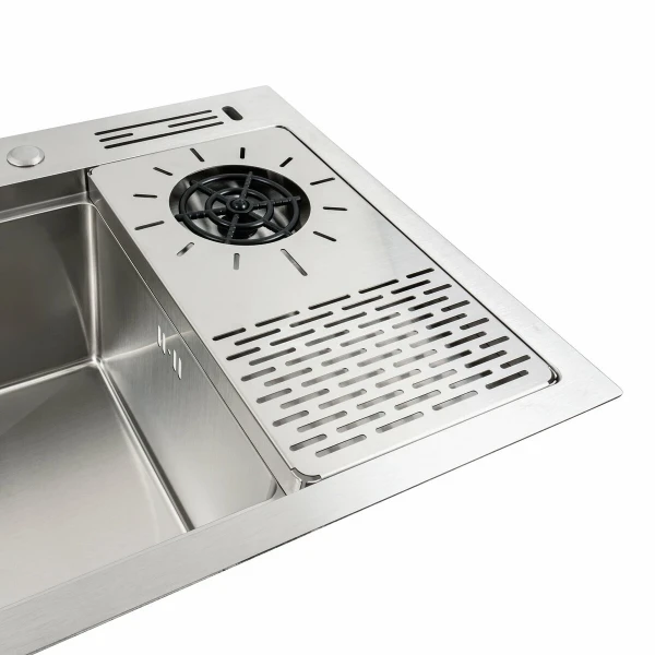 Кухонна мийка Platinum Handmade PLATINUM 78×46 нержавійка