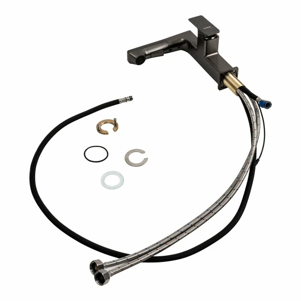 Змішувач для рукомийника з індикатором A238 Platinum