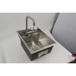 Кухонна мийка прихована Platinum Handmade PLATINUM CM 40×50 нержавійка