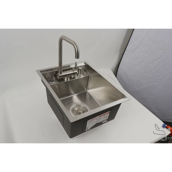 Кухонна мийка прихована Platinum Handmade PLATINUM CM 40×50 нержавійка