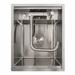 Кухонна мийка прихована Platinum Handmade PLATINUM CM 40×50 нержавійка