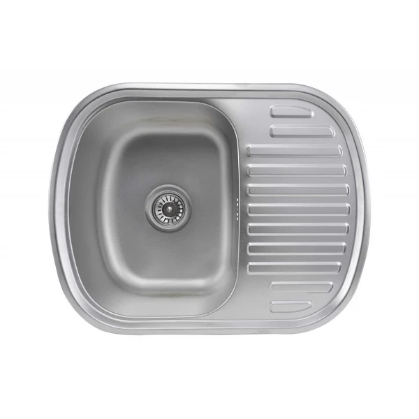 Кухонна мийка нержавіючої сталі Valeso САТИН VALESO 6349 з (0,8/180 мм)