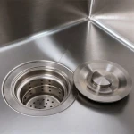 Кухонна мийка 45*45 Valeso Handmade нержавійка(сифон крулий 3,0/0,8)