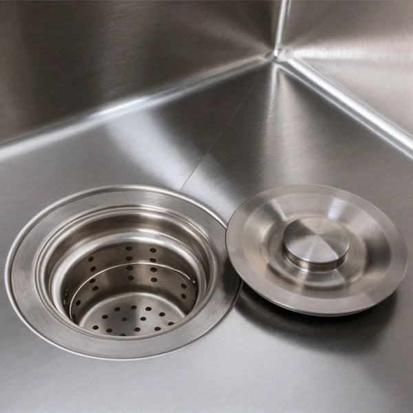 Кухонна мийка 45*45 Valeso Handmade нержавійка(сифон крулий 3,0/0,8)