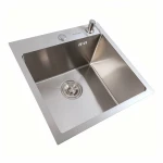 Кухонна мийка 45*45 Valeso Handmade нержавійка(сифон крулий 3,0/0,8)