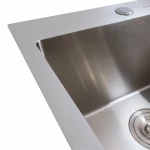Кухонна мийка 45*45 Valeso Handmade нержавійка(сифон крулий 3,0/0,8)