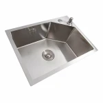 Кухонна мийка нержавійка VALESO Handmade 58*43B (3,0/0.8)