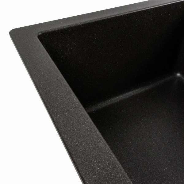 Гранітна мийка для кухні VALESO 6550 INTENSO матовий Моріон