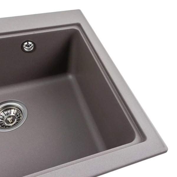 Гранітна мийка для кухні VALESO 5852 VESTA матова Дюна