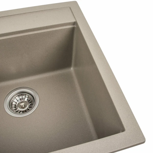 Гранітна мийка для кухні VALESO 5149 FIESTA матовий Титан