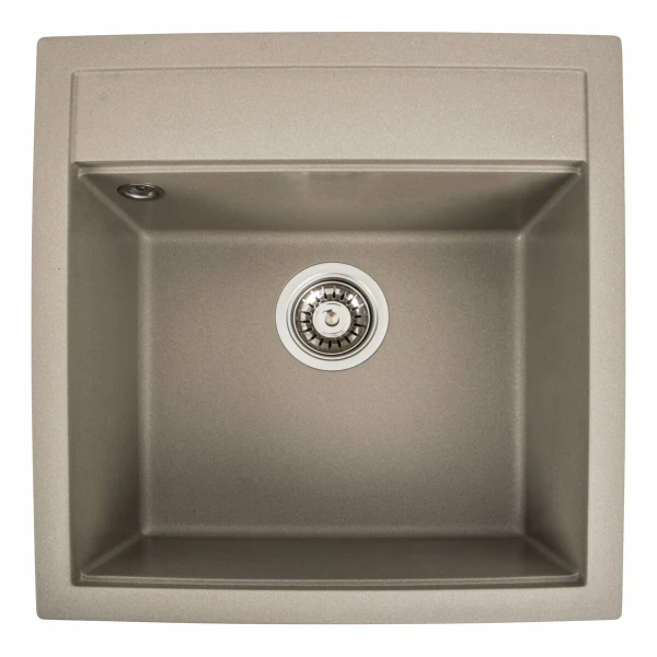 Гранітна мийка для кухні VALESO 5149 FIESTA матовий Титан